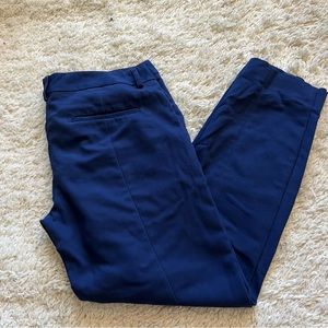 Express Columnist 8R Navy Slacks with pockets